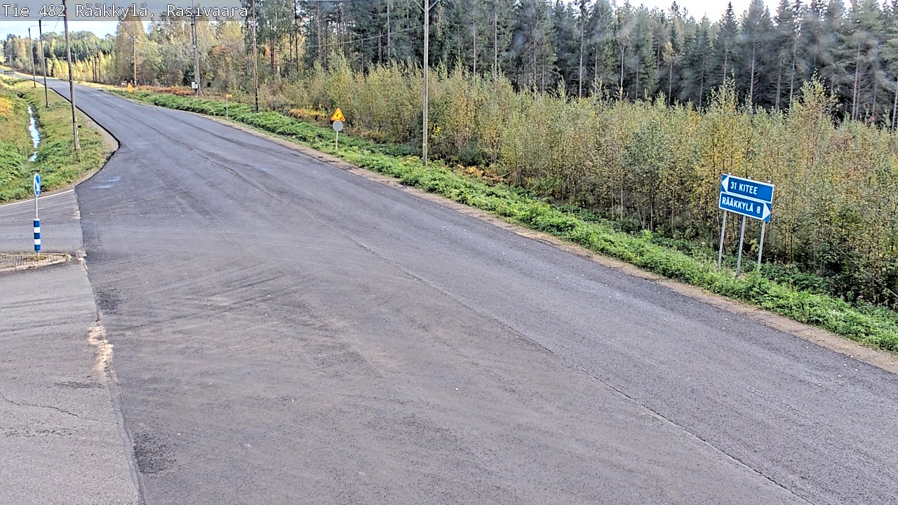 Weather Camera Image Road 482 Rääkkylä, Rasivaara, Rääkkylä, Pohjois-Karjala