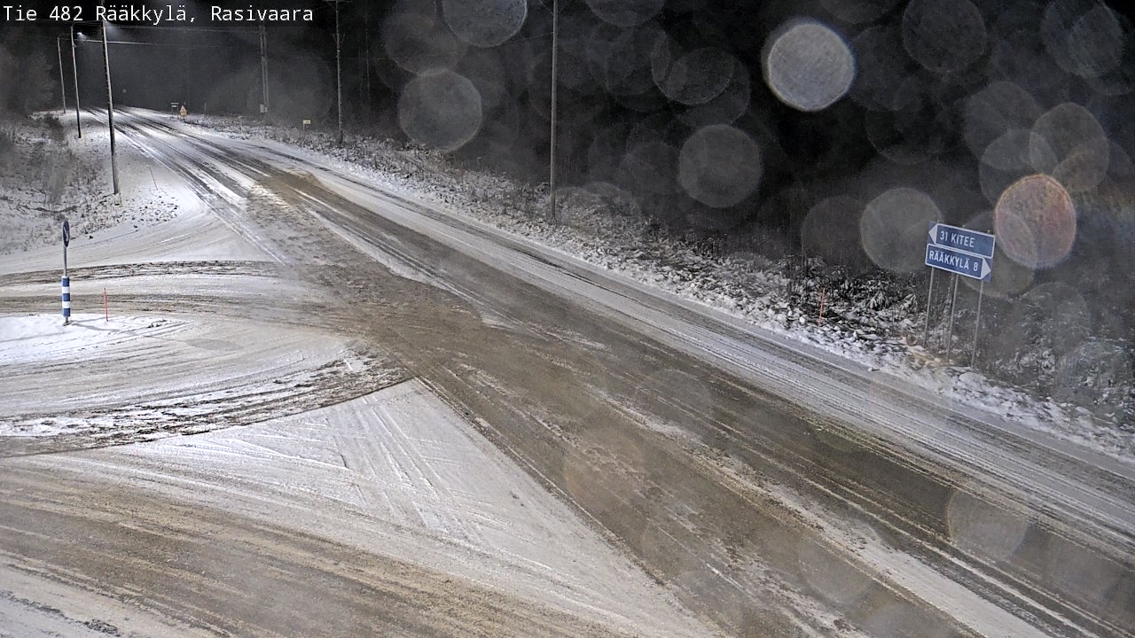 Weather Camera Image Väg 482 Rääkkylä, Rasivaara, Rääkkylä, Pohjois-Karjala