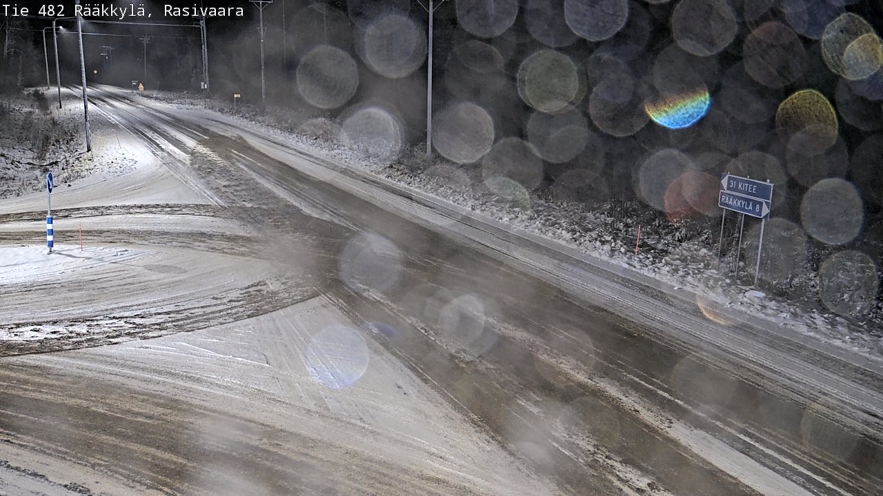 Weather Camera Image Väg 482 Rääkkylä, Rasivaara, Rääkkylä, Pohjois-Karjala