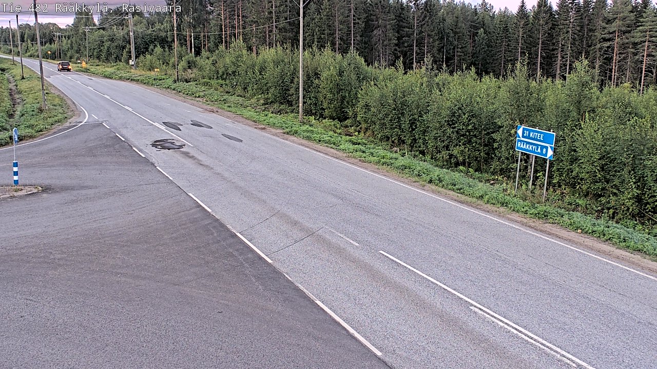 Kelikamerat Kuva Tie 482 Rääkkylä, Rasivaara, Rääkkylä, Pohjois-Karjala