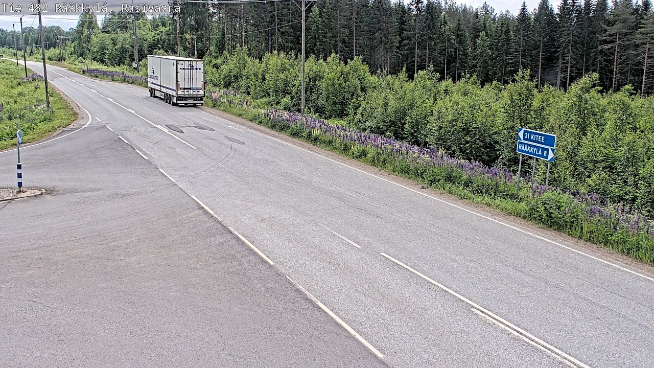 Kelikamerat Kuva Tie 482 Rääkkylä, Rasivaara, Rääkkylä, Pohjois-Karjala