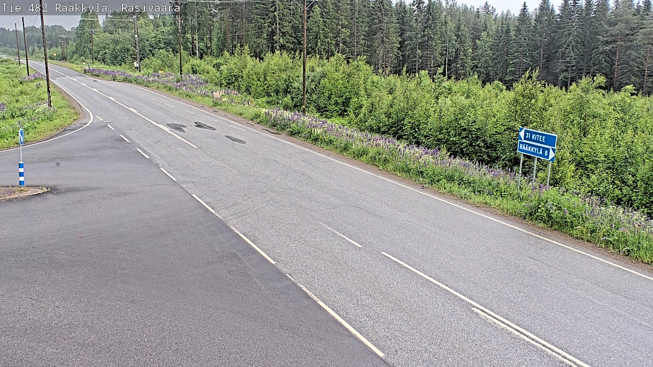 Weather Camera Image Road 482 Rääkkylä, Rasivaara, Rääkkylä, Pohjois-Karjala