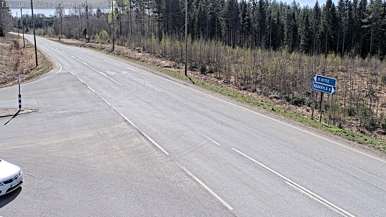 Weather Camera Image Road 482 Rääkkylä, Rasivaara, Rääkkylä, Pohjois-Karjala