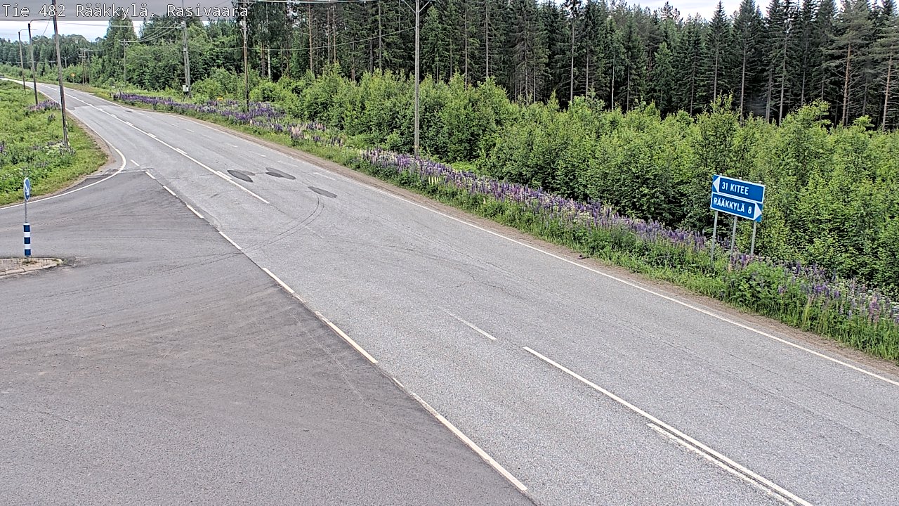 Kelikamerat Kuva Tie 482 Rääkkylä, Rasivaara, Rääkkylä, Pohjois-Karjala