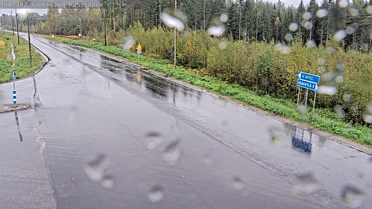 Weather Camera Image Väg 482 Rääkkylä, Rasivaara, Rääkkylä, Pohjois-Karjala