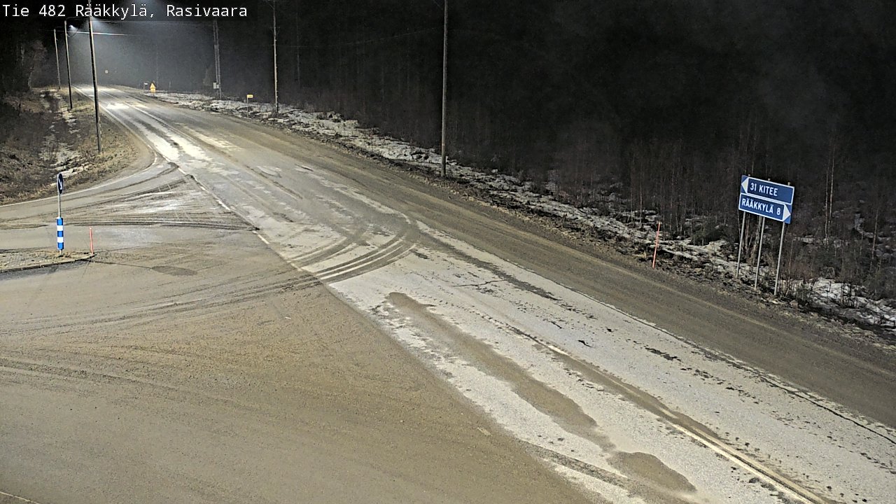 Weather Camera Image Road 482 Rääkkylä, Rasivaara, Rääkkylä, Pohjois-Karjala