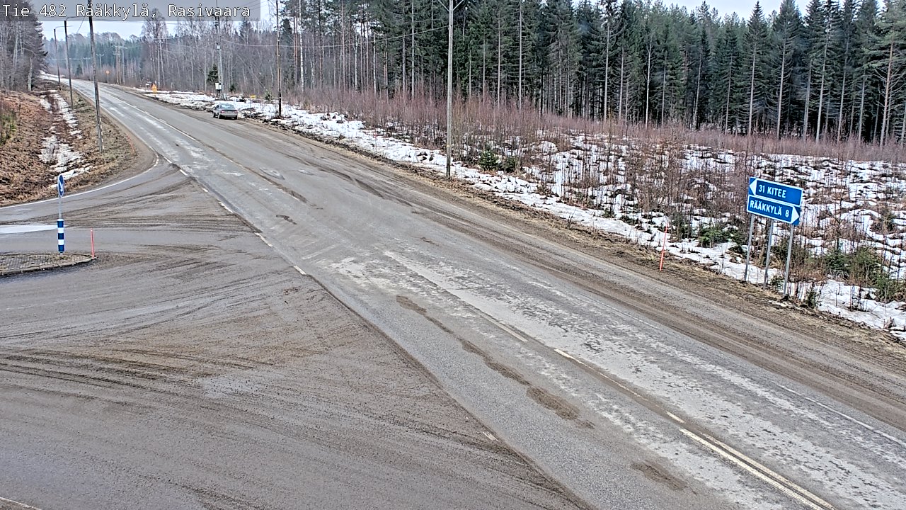 Weather Camera Image Road 482 Rääkkylä, Rasivaara, Rääkkylä, Pohjois-Karjala