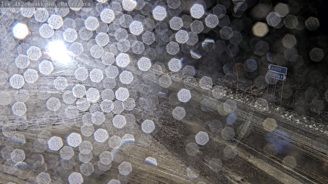 Weather Camera Image Väg 482 Rääkkylä, Rasivaara, Rääkkylä, Pohjois-Karjala