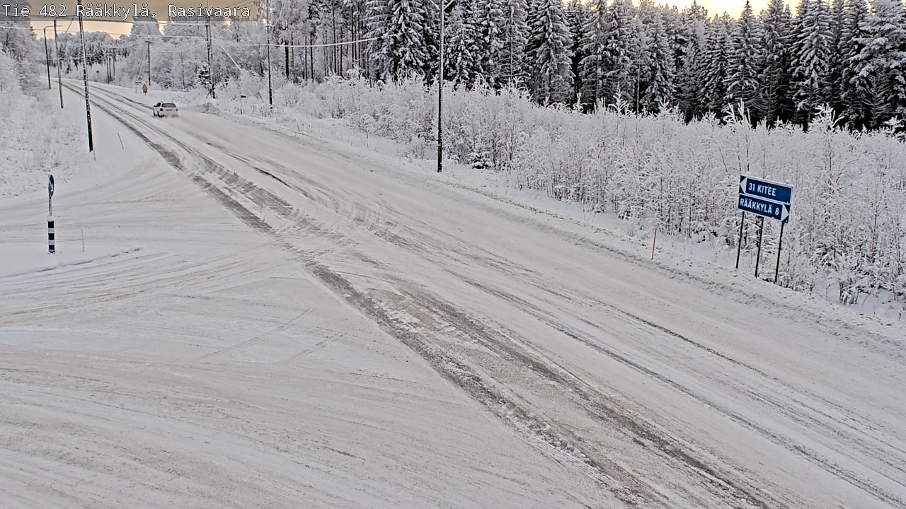 Weather Camera Image Väg 482 Rääkkylä, Rasivaara, Rääkkylä, Pohjois-Karjala