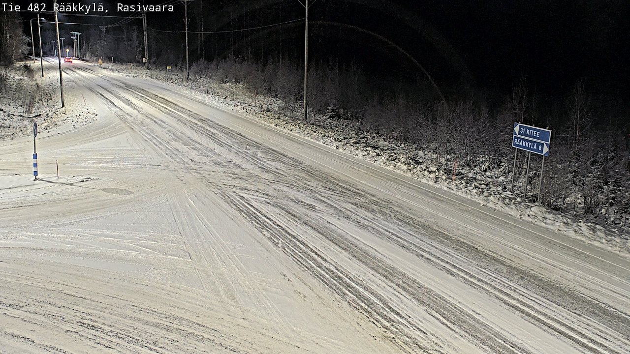 Weather Camera Image Väg 482 Rääkkylä, Rasivaara, Rääkkylä, Pohjois-Karjala