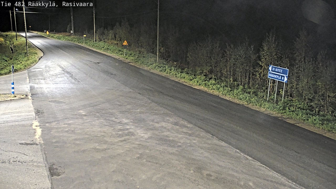 Weather Camera Image Väg 482 Rääkkylä, Rasivaara, Rääkkylä, Pohjois-Karjala