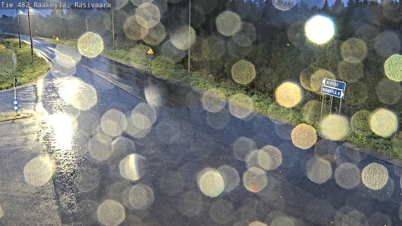 Weather Camera Image Väg 482 Rääkkylä, Rasivaara, Rääkkylä, Pohjois-Karjala