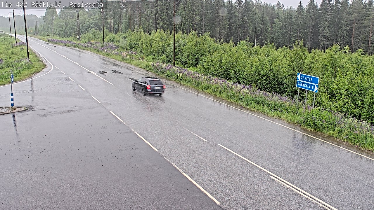 Weather Camera Image Road 482 Rääkkylä, Rasivaara, Rääkkylä, Pohjois-Karjala