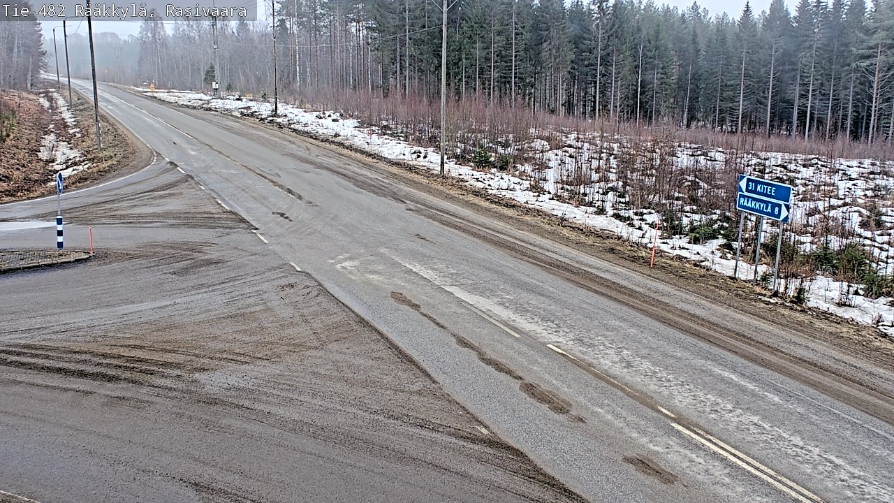 Weather Camera Image Road 482 Rääkkylä, Rasivaara, Rääkkylä, Pohjois-Karjala