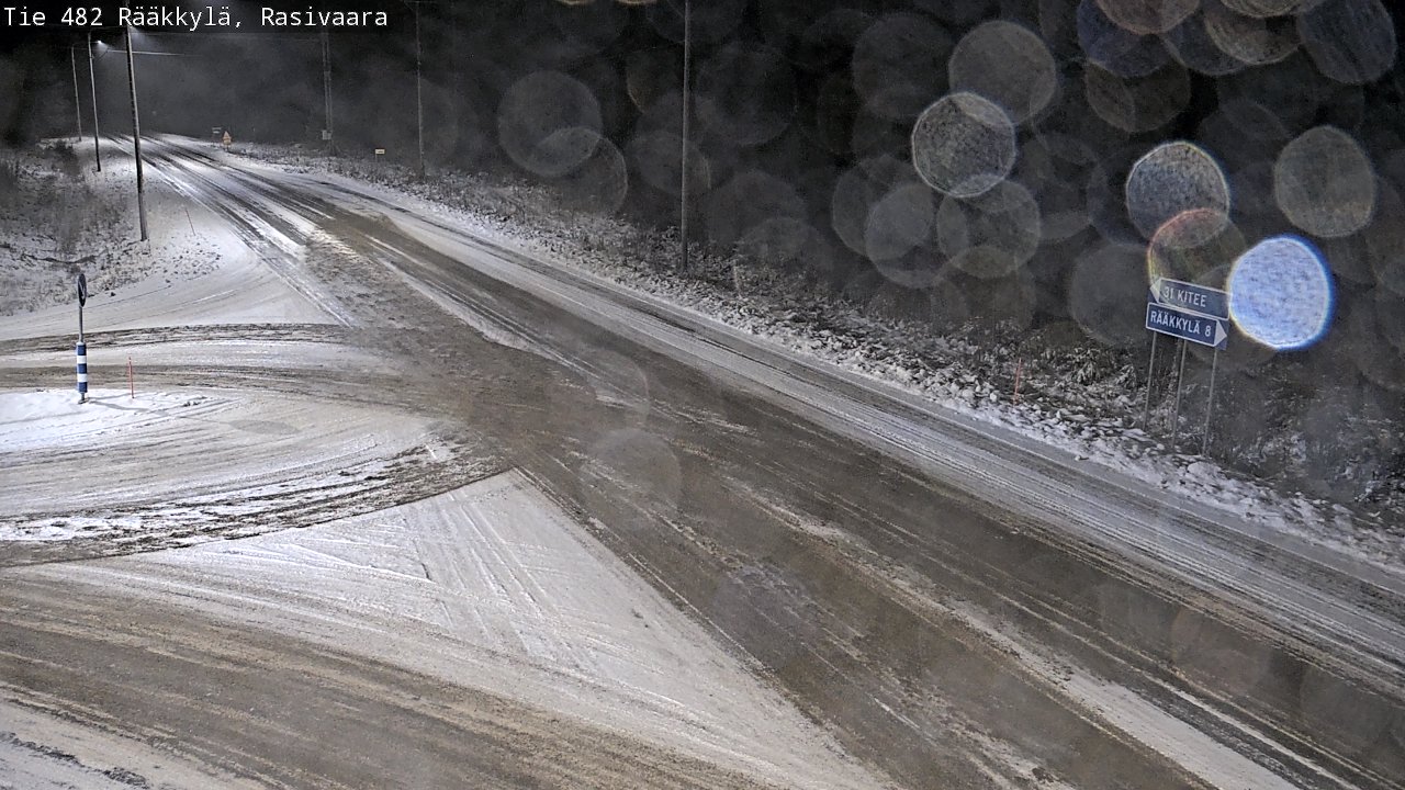 Weather Camera Image Väg 482 Rääkkylä, Rasivaara, Rääkkylä, Pohjois-Karjala