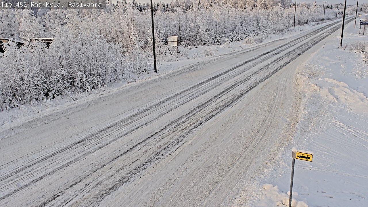 Weather Camera Image Road 482 Rääkkylä, Rasivaara, Rääkkylä, Pohjois-Karjala