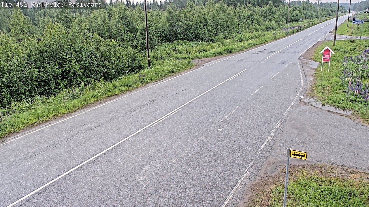 Weather Camera Image Väg 482 Rääkkylä, Rasivaara, Rääkkylä, Pohjois-Karjala