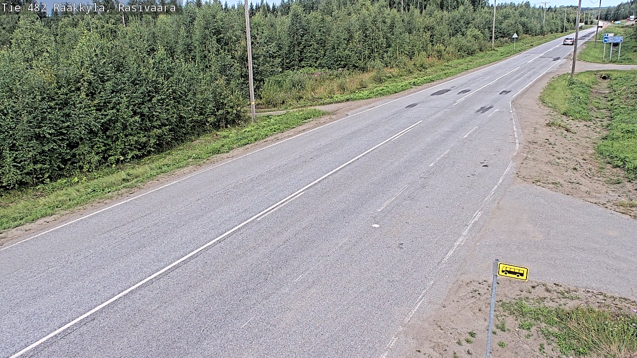 Weather Camera Image Road 482 Rääkkylä, Rasivaara, Rääkkylä, Pohjois-Karjala