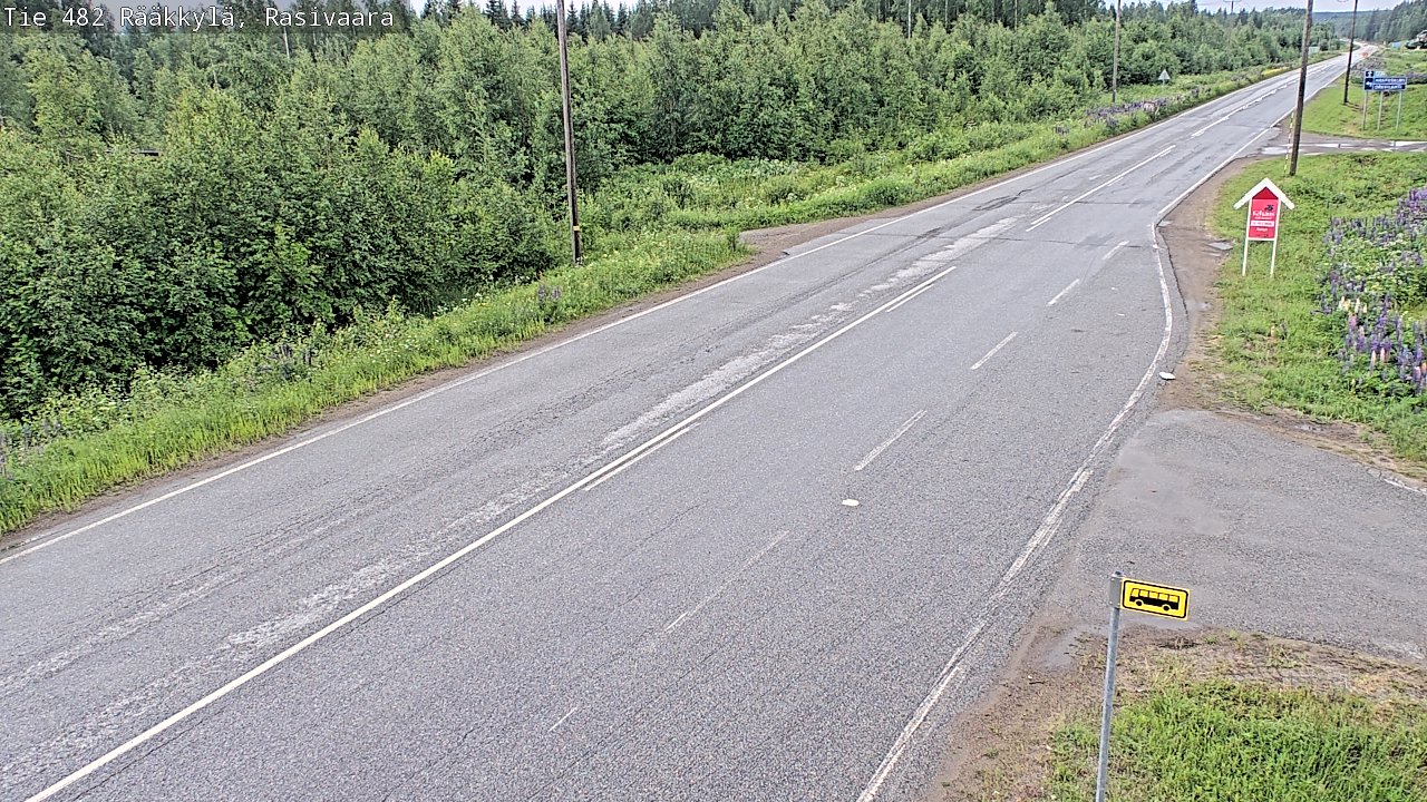 Weather Camera Image Väg 482 Rääkkylä, Rasivaara, Rääkkylä, Pohjois-Karjala