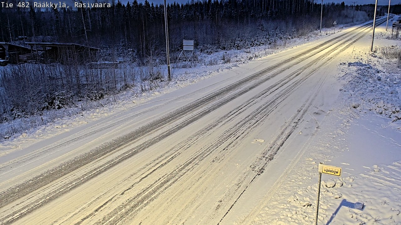 Weather Camera Image Road 482 Rääkkylä, Rasivaara, Rääkkylä, Pohjois-Karjala