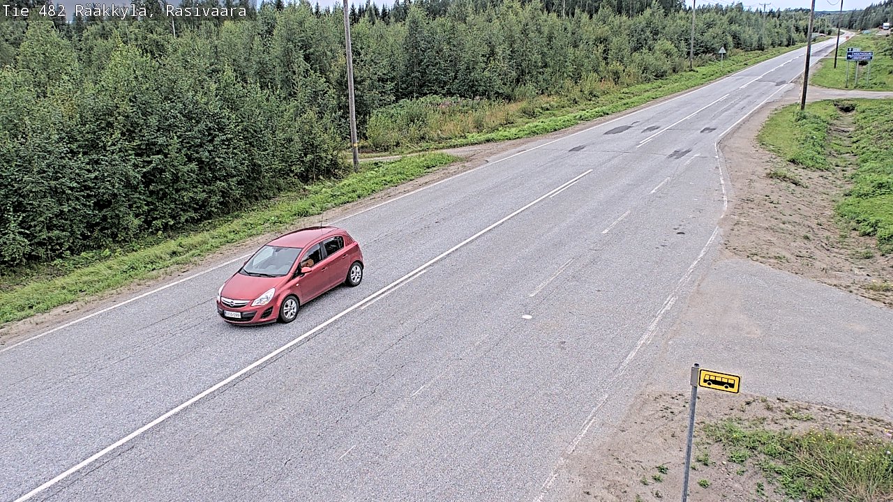 Weather Camera Image Road 482 Rääkkylä, Rasivaara, Rääkkylä, Pohjois-Karjala