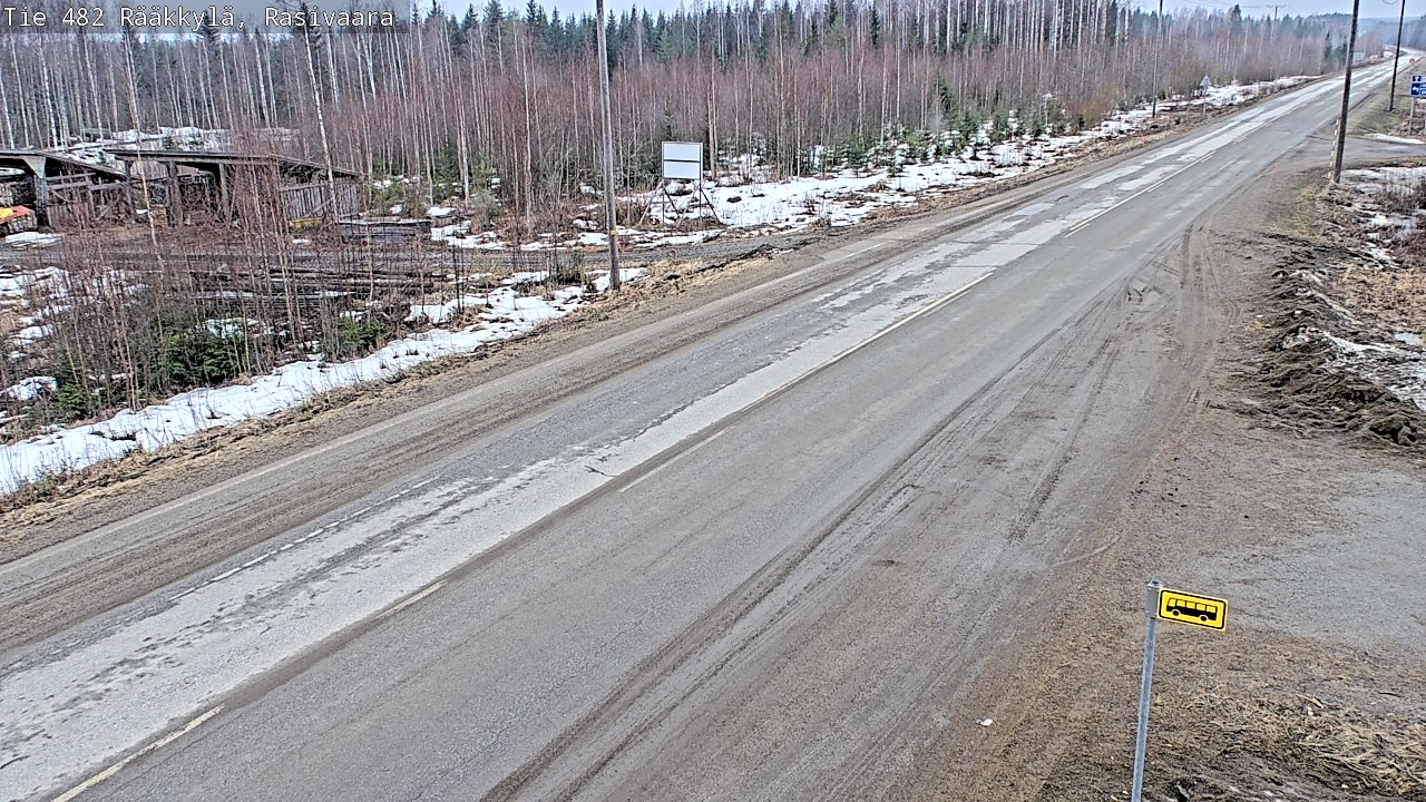 Weather Camera Image Road 482 Rääkkylä, Rasivaara, Rääkkylä, Pohjois-Karjala