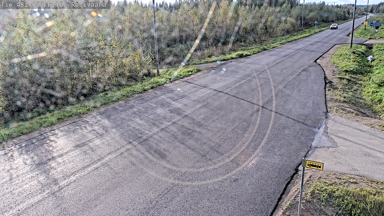 Weather Camera Image Väg 482 Rääkkylä, Rasivaara, Rääkkylä, Pohjois-Karjala