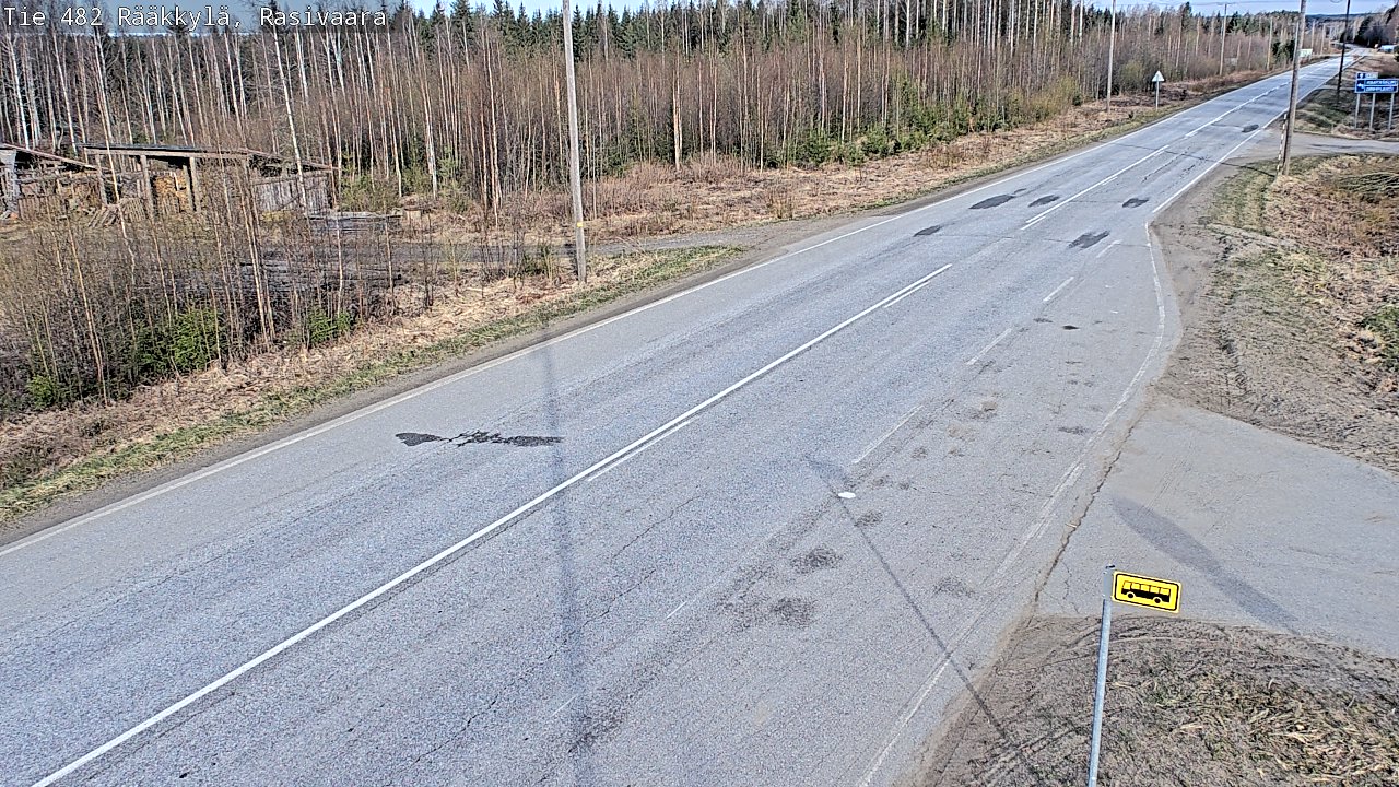 Weather Camera Image Väg 482 Rääkkylä, Rasivaara, Rääkkylä, Pohjois-Karjala