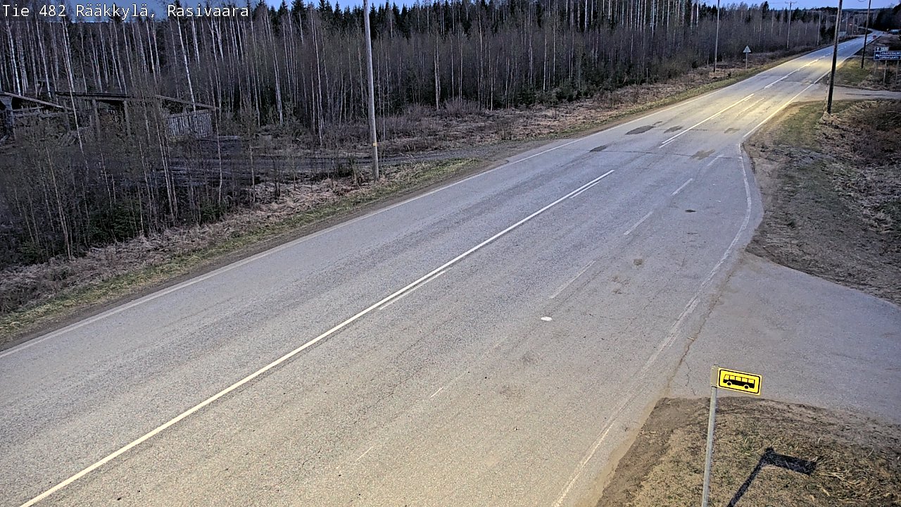 Weather Camera Image Väg 482 Rääkkylä, Rasivaara, Rääkkylä, Pohjois-Karjala