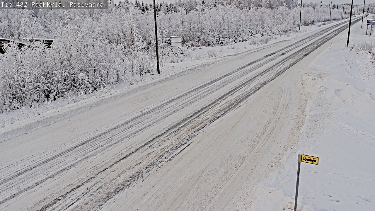 Weather Camera Image Road 482 Rääkkylä, Rasivaara, Rääkkylä, Pohjois-Karjala