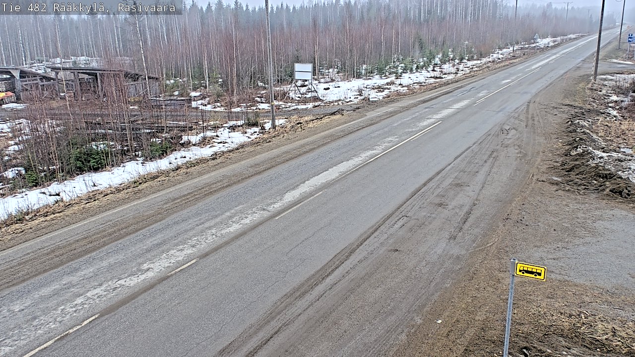Weather Camera Image Road 482 Rääkkylä, Rasivaara, Rääkkylä, Pohjois-Karjala