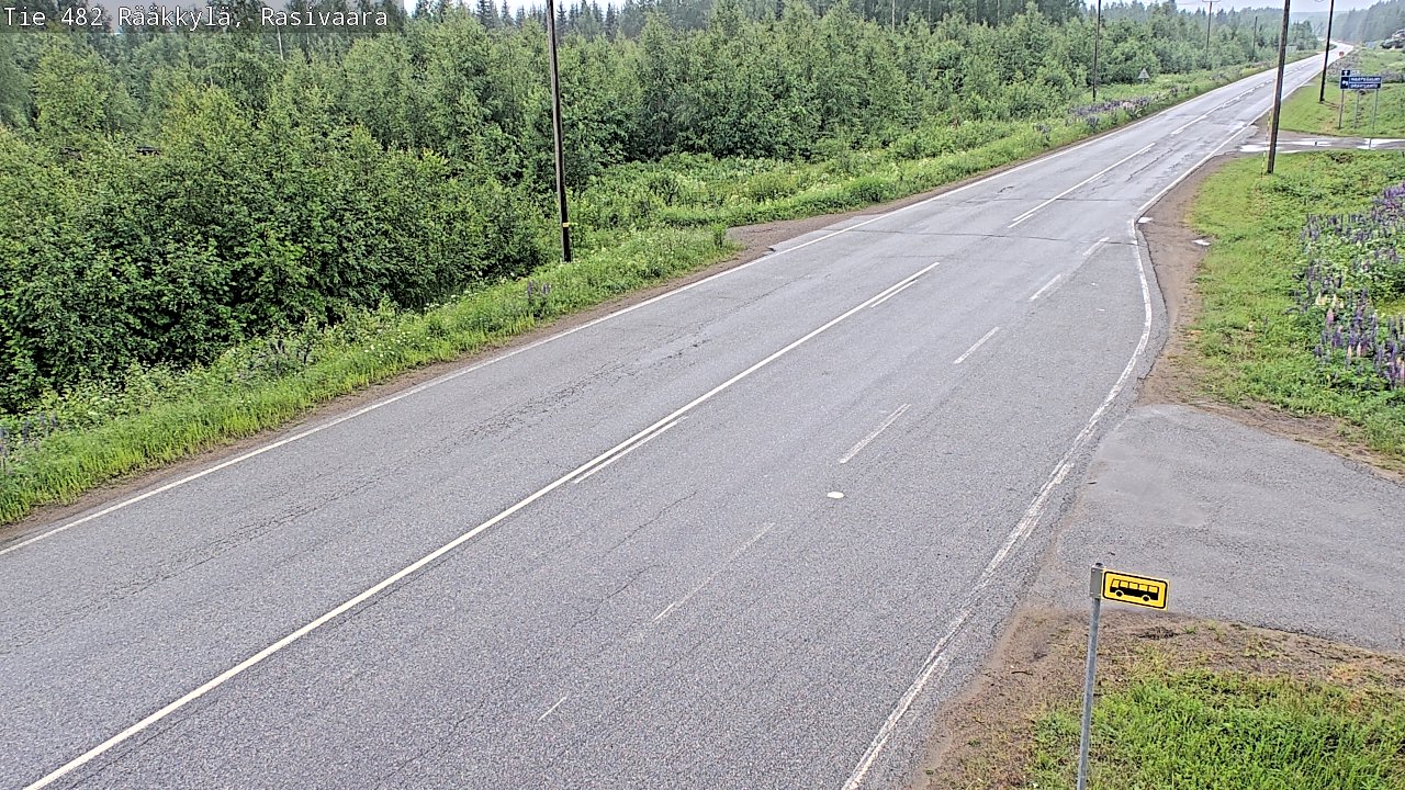 Weather Camera Image Väg 482 Rääkkylä, Rasivaara, Rääkkylä, Pohjois-Karjala