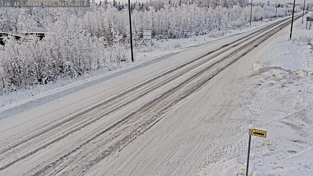 Weather Camera Image Road 482 Rääkkylä, Rasivaara, Rääkkylä, Pohjois-Karjala