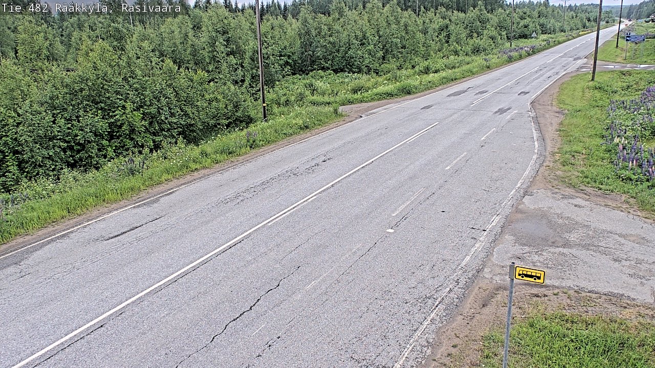 Weather Camera Image Road 482 Rääkkylä, Rasivaara, Rääkkylä, Pohjois-Karjala