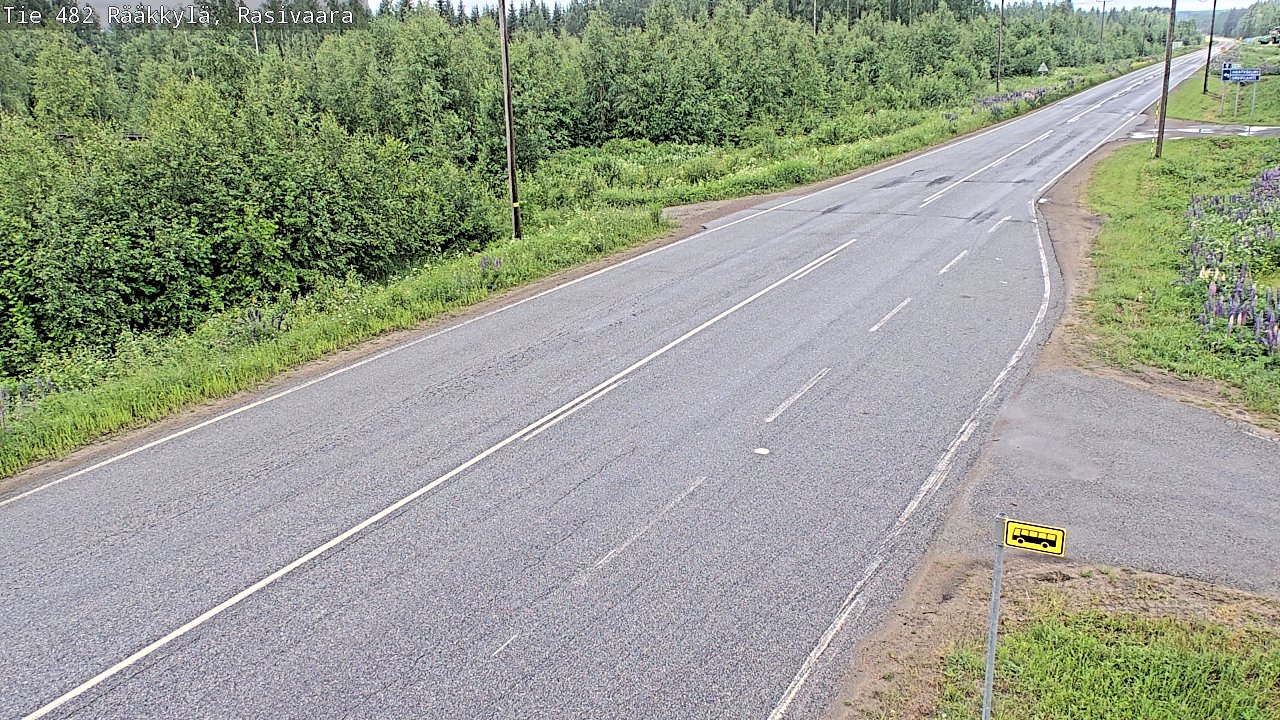 Weather Camera Image Road 482 Rääkkylä, Rasivaara, Rääkkylä, Pohjois-Karjala