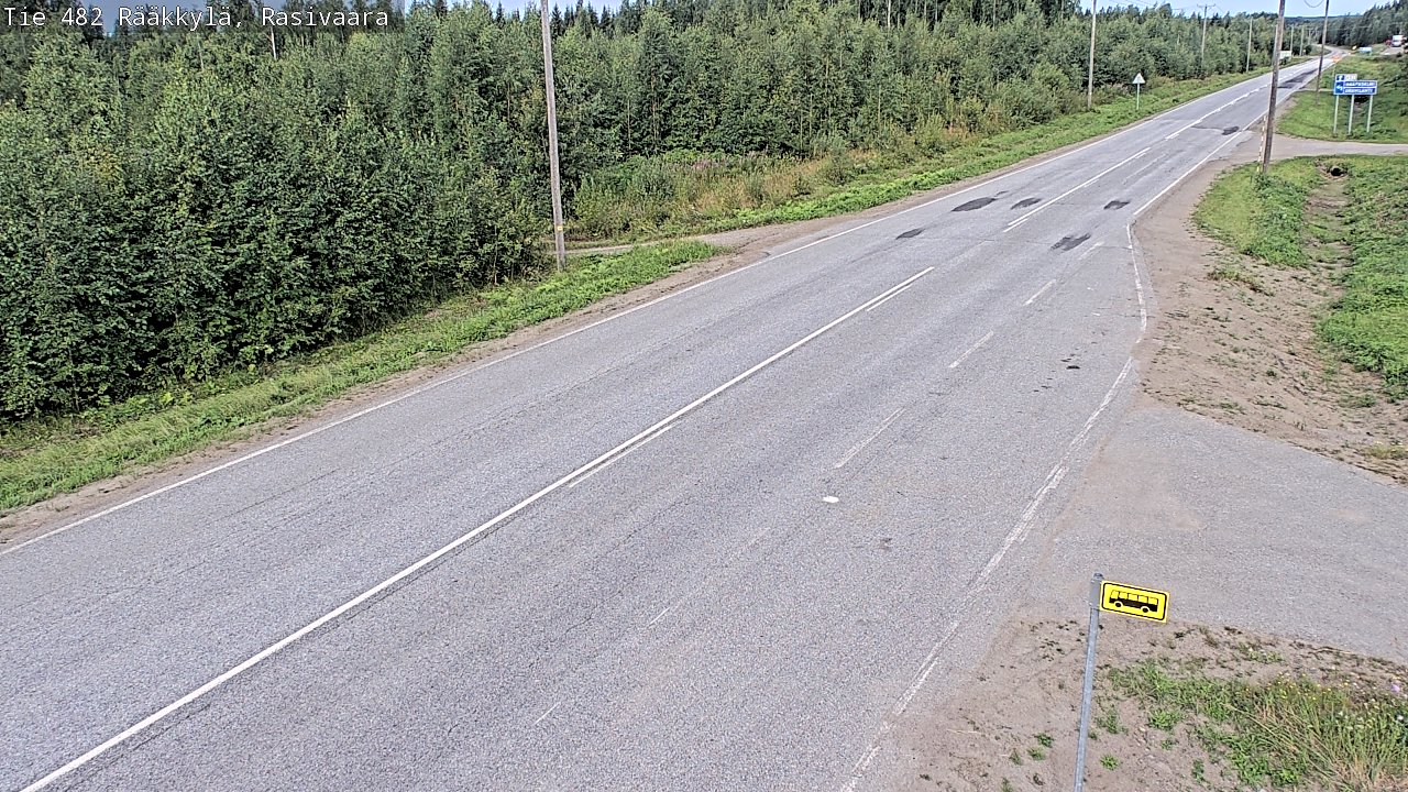 Weather Camera Image Road 482 Rääkkylä, Rasivaara, Rääkkylä, Pohjois-Karjala