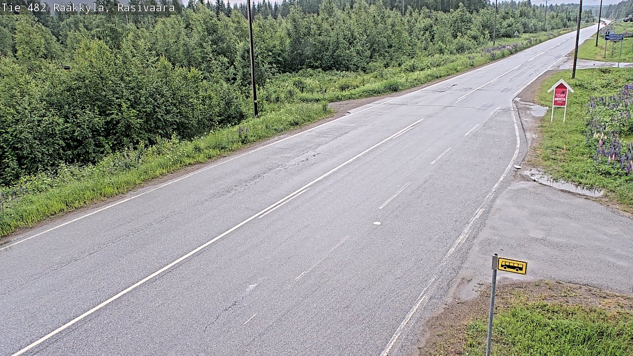 Weather Camera Image Väg 482 Rääkkylä, Rasivaara, Rääkkylä, Pohjois-Karjala