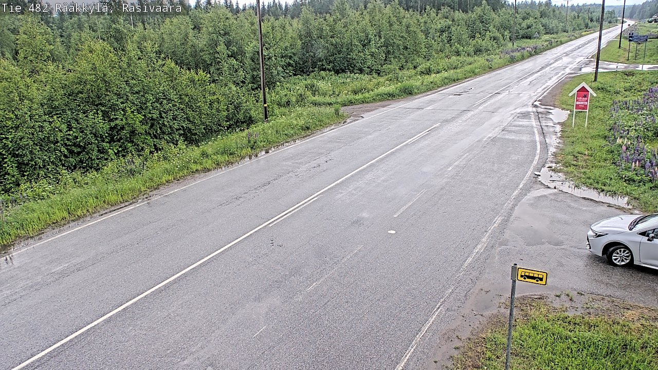 Weather Camera Image Väg 482 Rääkkylä, Rasivaara, Rääkkylä, Pohjois-Karjala