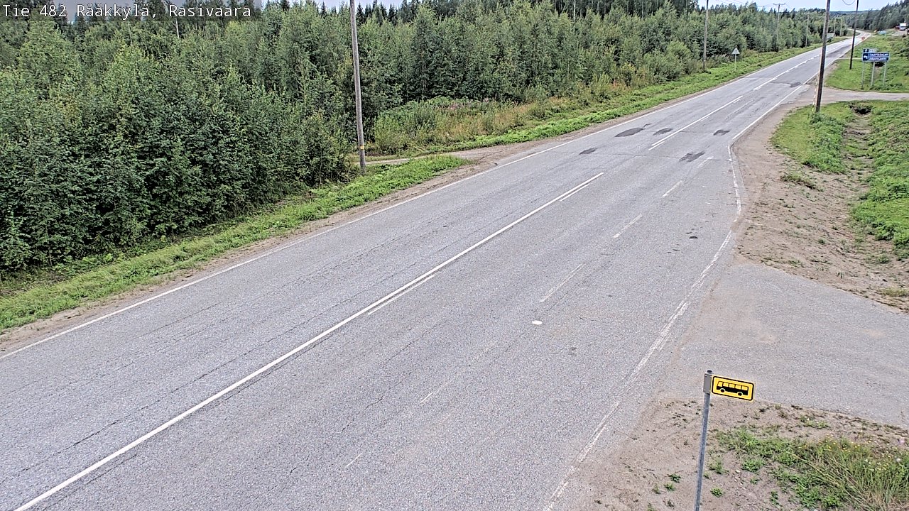 Weather Camera Image Väg 482 Rääkkylä, Rasivaara, Rääkkylä, Pohjois-Karjala