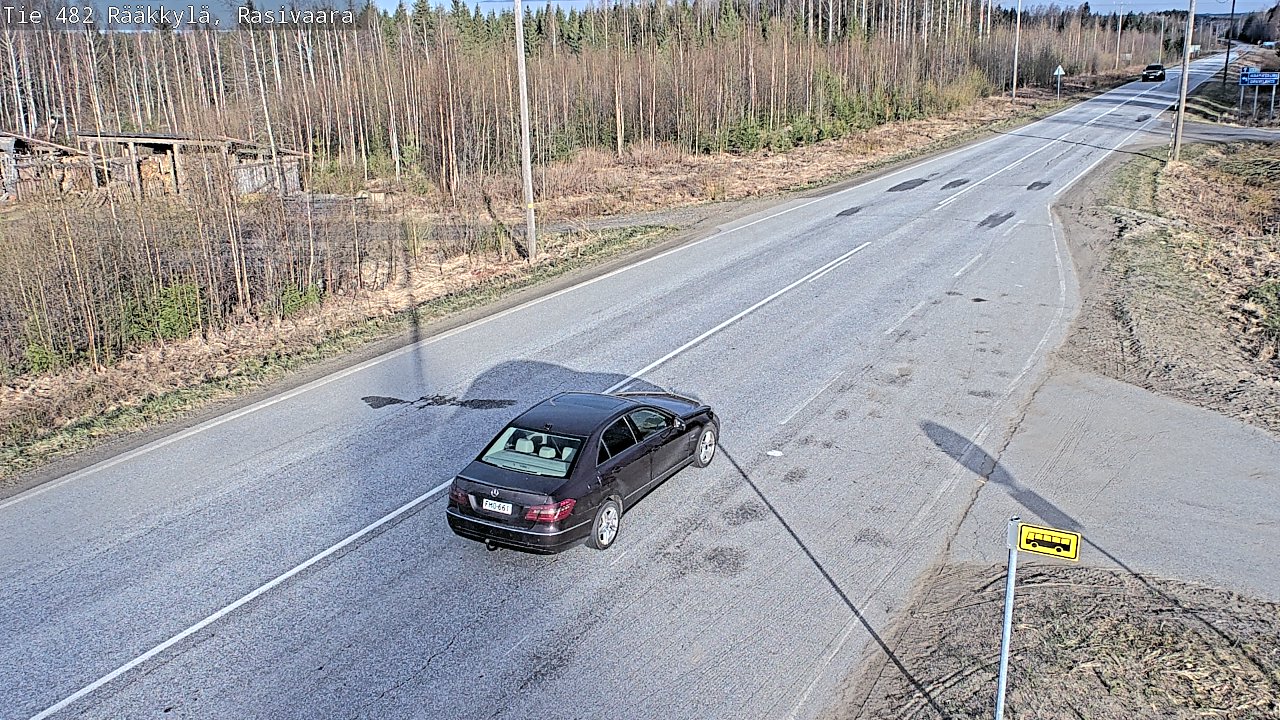 Weather Camera Image Väg 482 Rääkkylä, Rasivaara, Rääkkylä, Pohjois-Karjala
