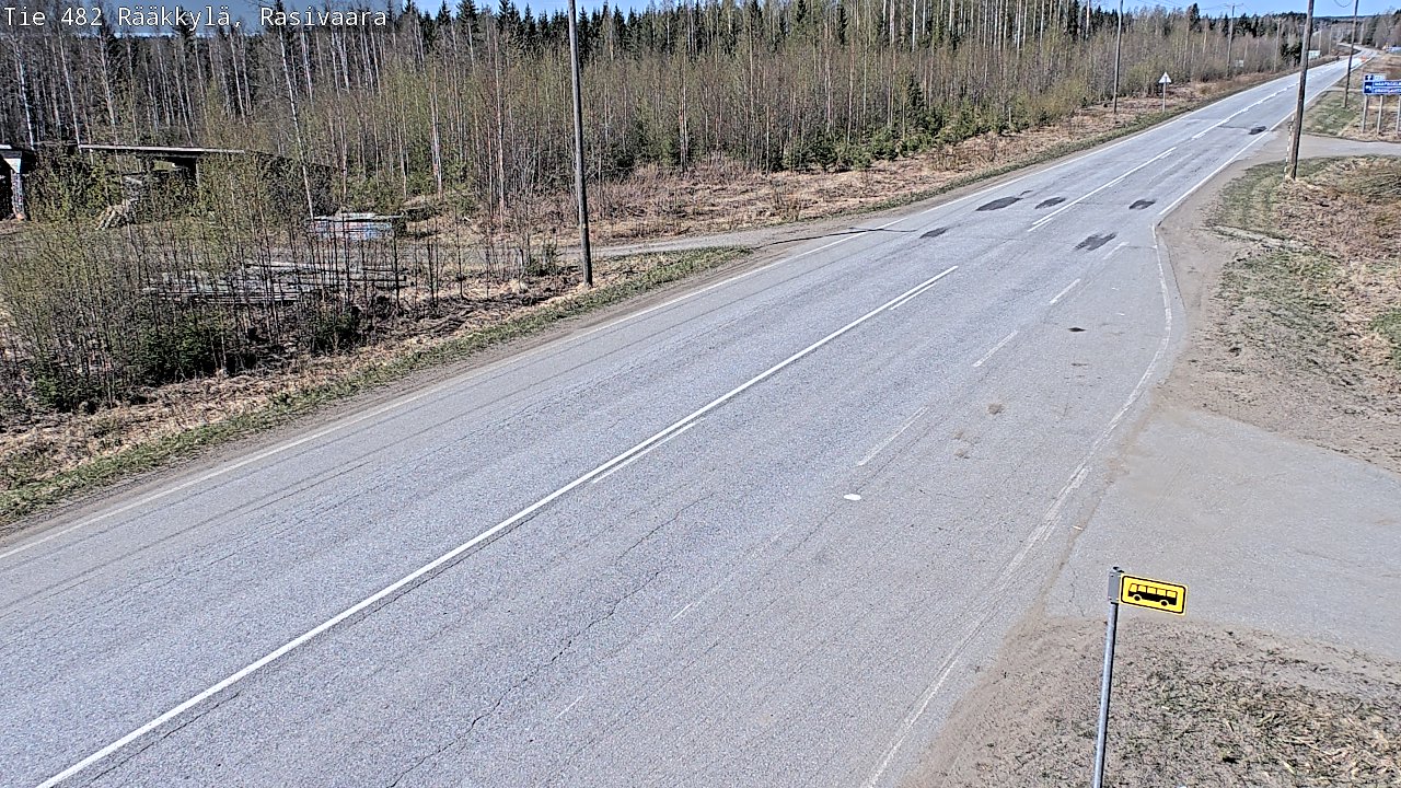 Weather Camera Image Road 482 Rääkkylä, Rasivaara, Rääkkylä, Pohjois-Karjala