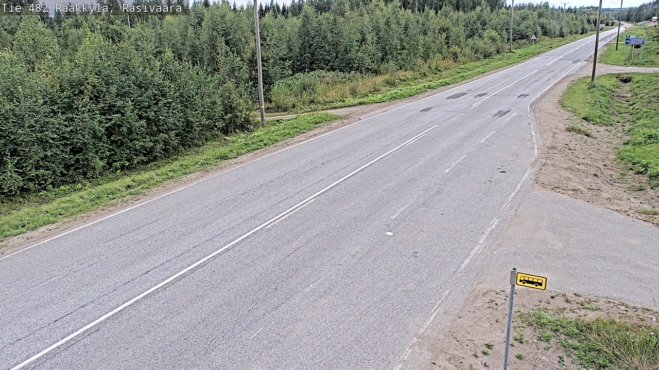 Weather Camera Image Väg 482 Rääkkylä, Rasivaara, Rääkkylä, Pohjois-Karjala