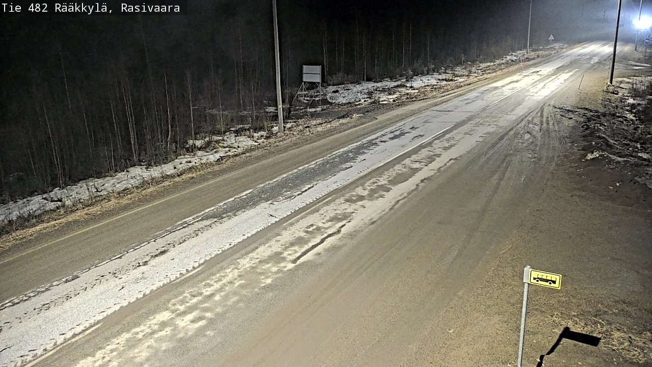 Weather Camera Image Väg 482 Rääkkylä, Rasivaara, Rääkkylä, Pohjois-Karjala