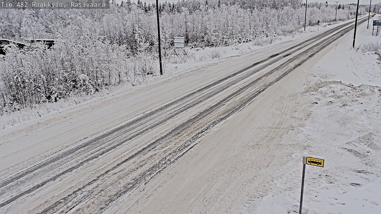 Weather Camera Image Road 482 Rääkkylä, Rasivaara, Rääkkylä, Pohjois-Karjala