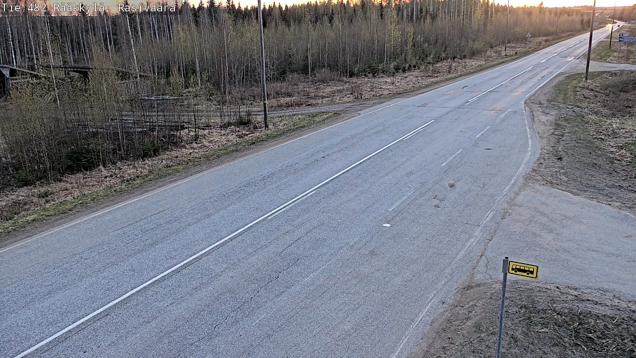 Weather Camera Image Väg 482 Rääkkylä, Rasivaara, Rääkkylä, Pohjois-Karjala