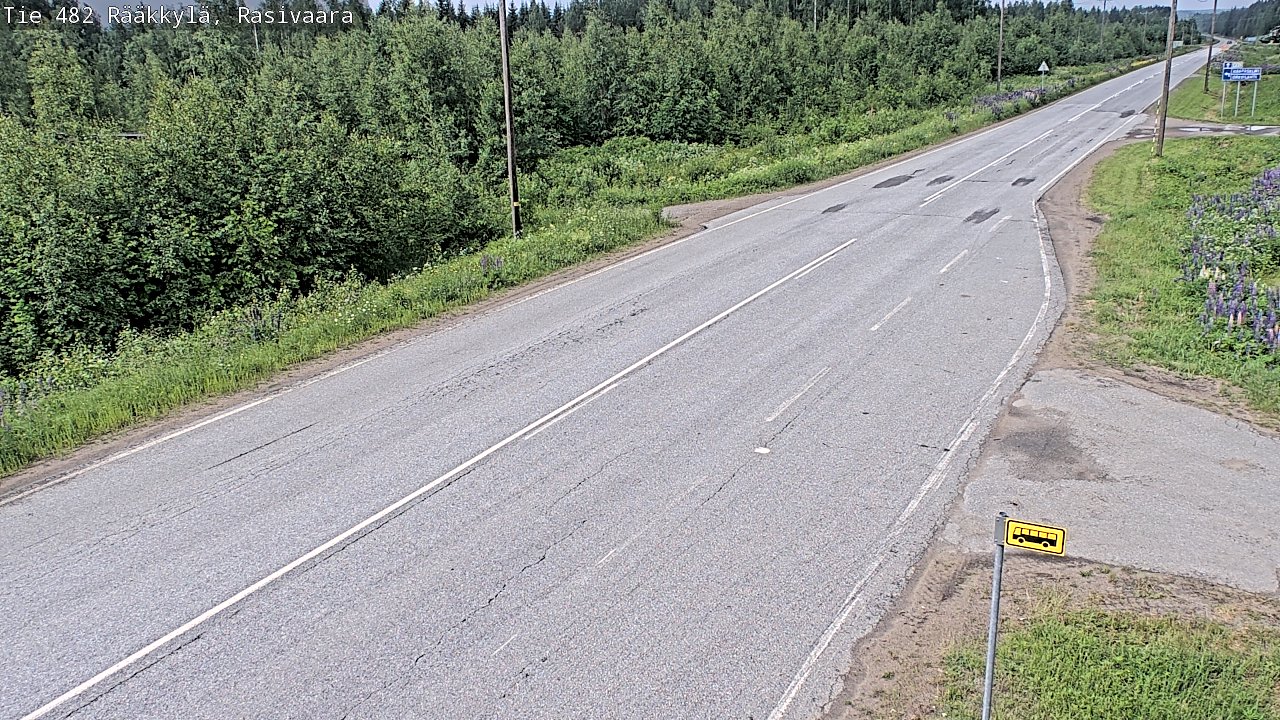 Weather Camera Image Road 482 Rääkkylä, Rasivaara, Rääkkylä, Pohjois-Karjala