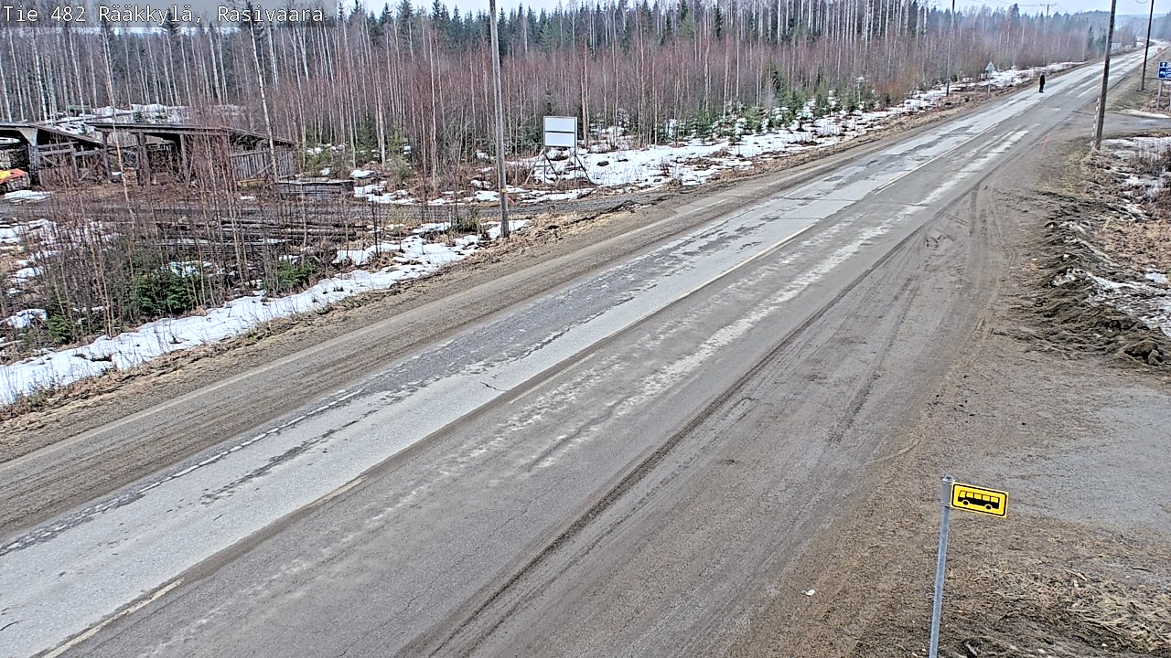Weather Camera Image Väg 482 Rääkkylä, Rasivaara, Rääkkylä, Pohjois-Karjala