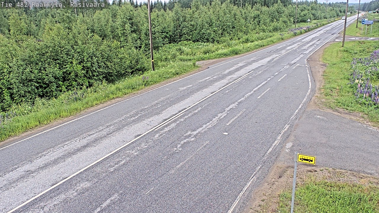 Weather Camera Image Road 482 Rääkkylä, Rasivaara, Rääkkylä, Pohjois-Karjala