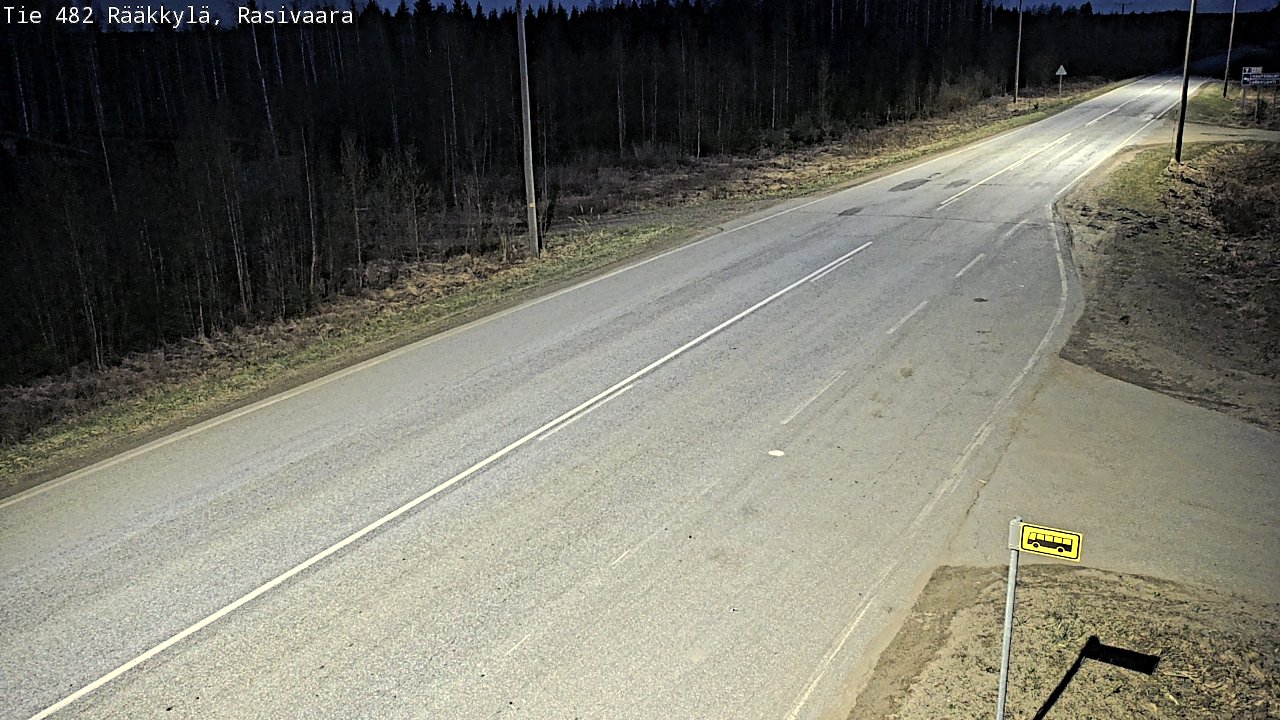 Weather Camera Image Väg 482 Rääkkylä, Rasivaara, Rääkkylä, Pohjois-Karjala