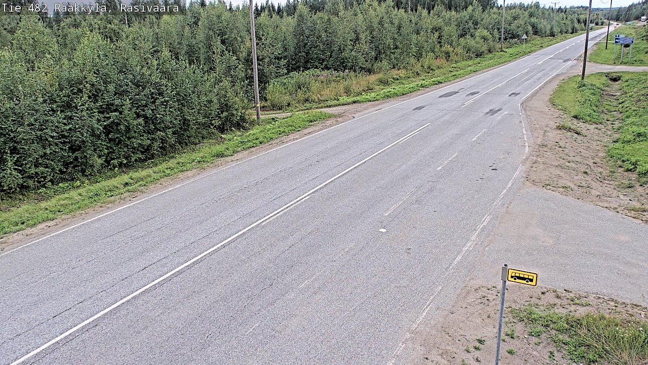 Weather Camera Image Väg 482 Rääkkylä, Rasivaara, Rääkkylä, Pohjois-Karjala